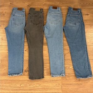 Madewell Women's Jeans Lot of 4